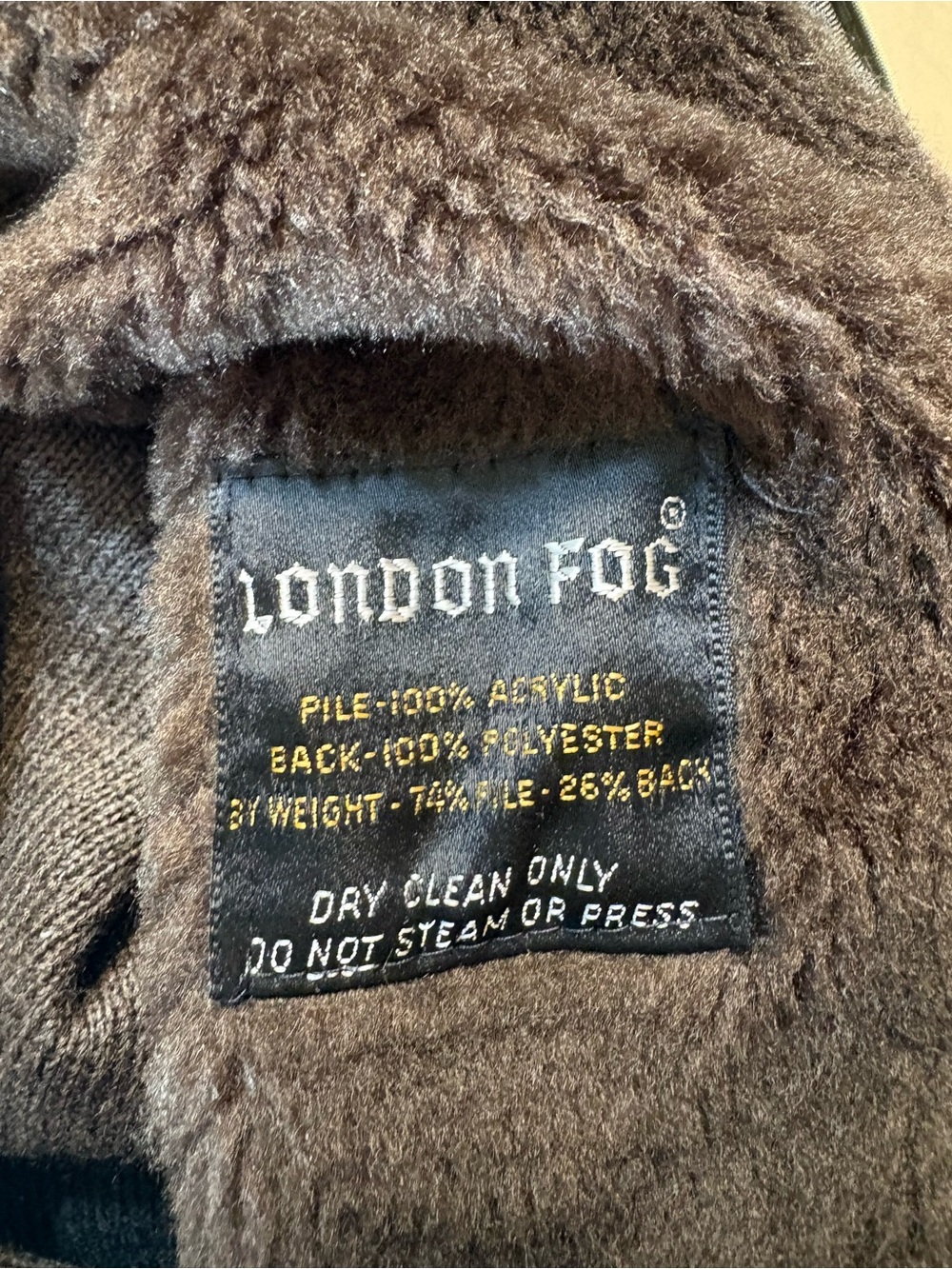 London Fog Classic Beige Double-Breasted Trench Coat with Belt - Picture 4 of 4